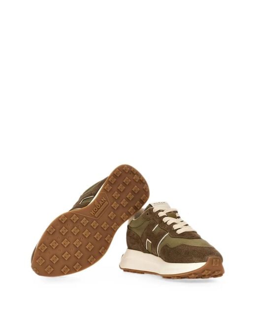 Hogan Brown H641 Sneakers