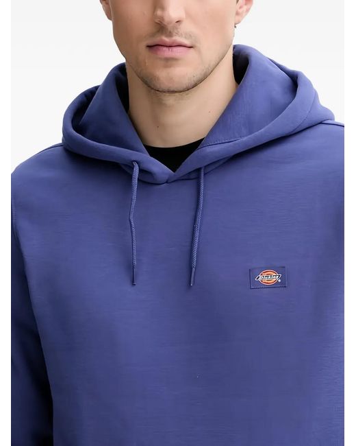Dickies Blue Pouch-Pocket Hoodie for men