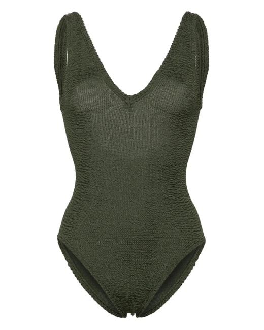 Hunza G Green Sadie Swimsuit