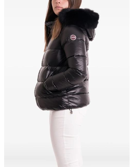 Colmar Black Hooded Puffer Jacket