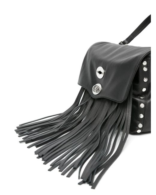 Zanellato Black Postina® Leather Tote Bag