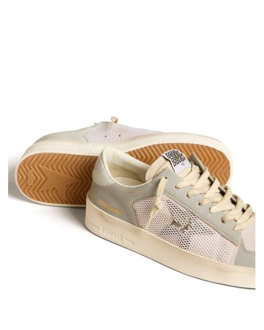 Golden Goose Deluxe Brand Sneakers Met Vlakken in het White