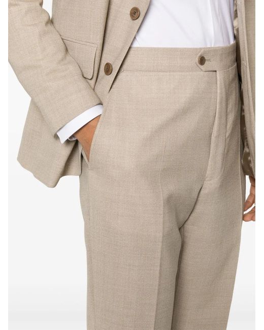 Fursac Natural Pressed-Crease Chinos for men