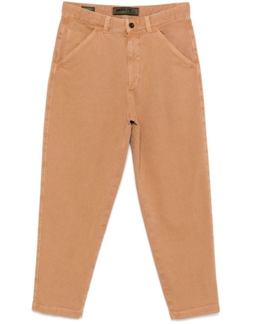 Incotex Natural Tapered-Leg Chinos for men