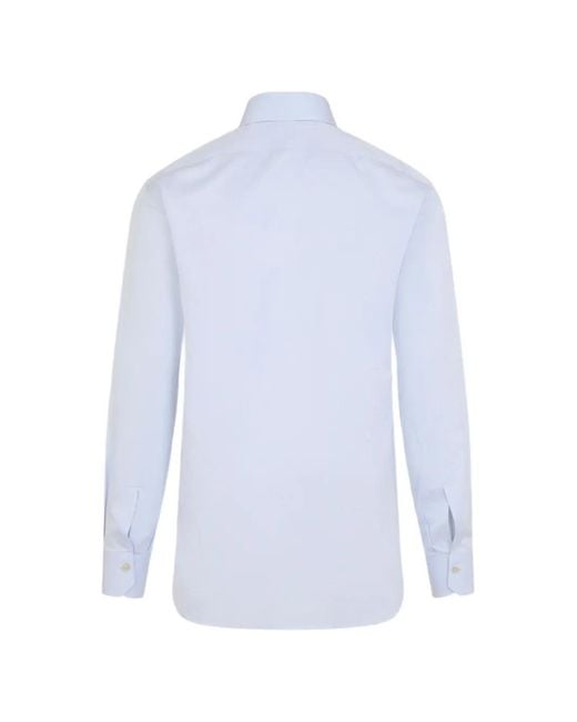 Kiton White Buttoned Shirt for men