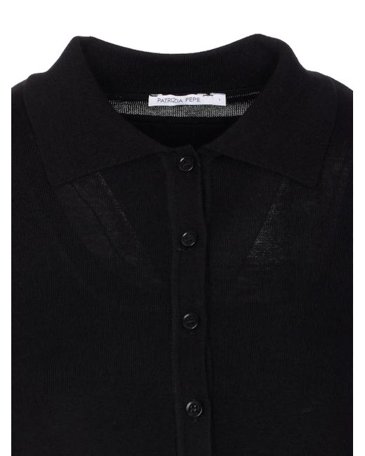 Patrizia Pepe ボタン カーディガン Black