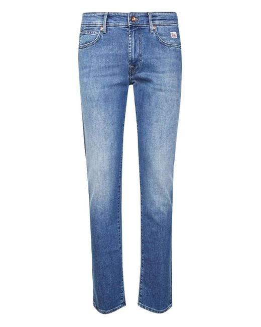 Roy Rogers Blue Logo-Patch Jeans for men