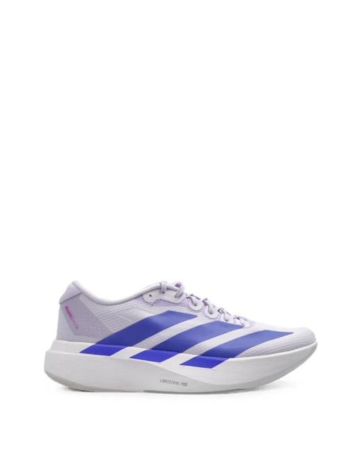 Adidas White Adizero Evo Sl Sneakers