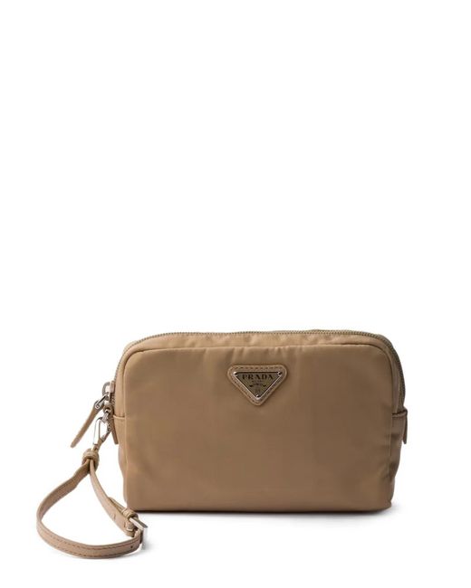 Prada Brown Small Re-Nylon Pouch
