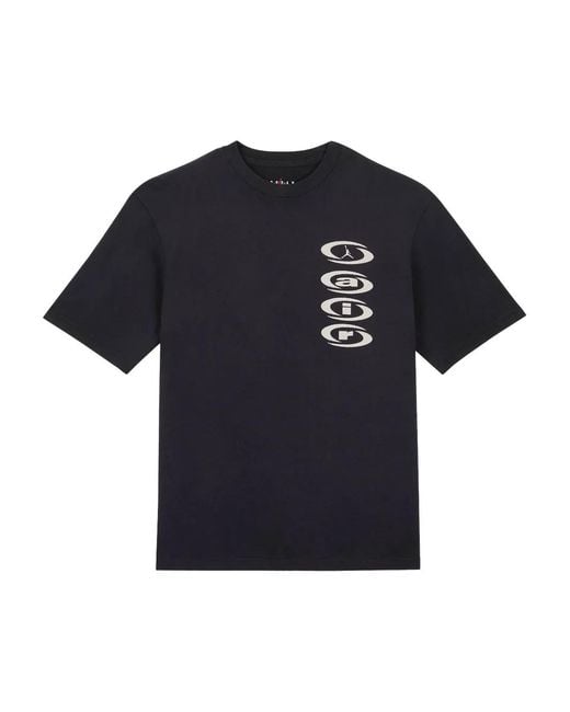 Nike Blue X Travis Scott Graphic-print T-shirt for men