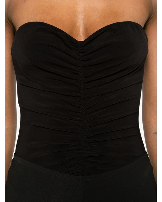 Norma Kamali Black Mio Bodysuit