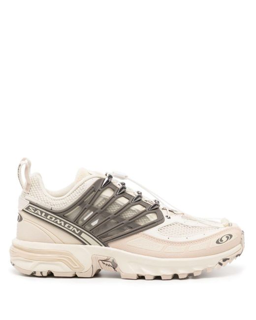 Salomon White Acs Pro Panelled Lace-up Sneakers