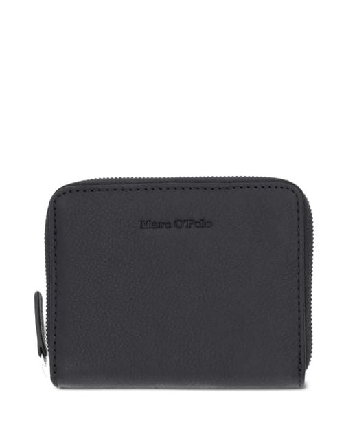 Marc O' Polo Gray Logo-Embossed Zip-Around Wallet