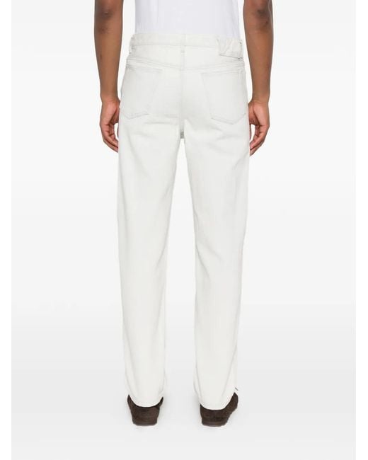 A.P.C. Straight Jeans in het White voor heren