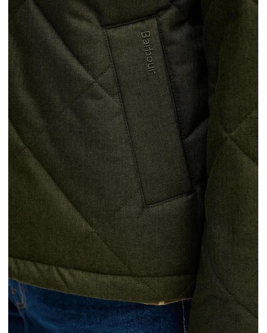 Barbour Green City Harrington Quilted Jacket for men