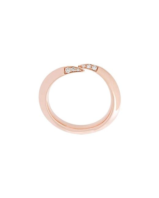 Shaun Leane White Signature Tusk Diamond Wrap Ring