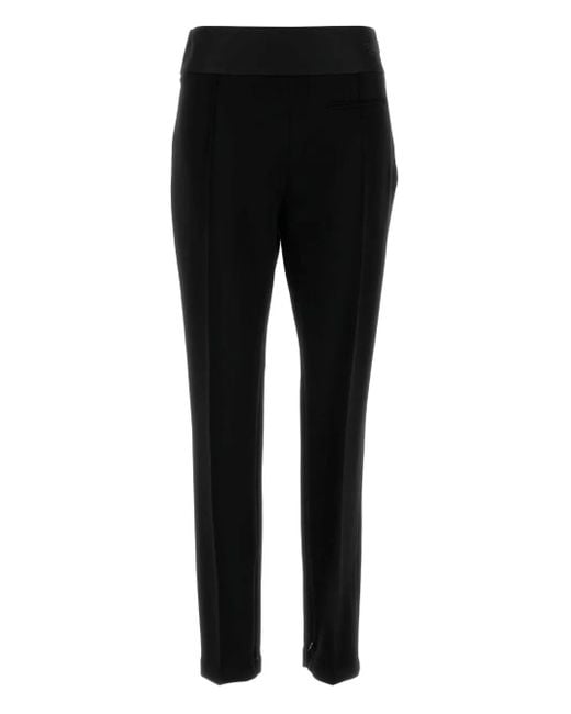 【送料&関税込】Fendi Black Stretch Cady Pant Fendi Stretch Cady Pant in Black | Lyst