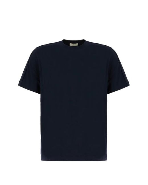 Panicale Blue Crew-Neck T-Shirt for men
