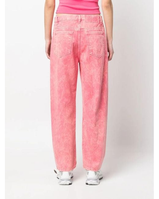 MSGM Pink Klassische Jeans
