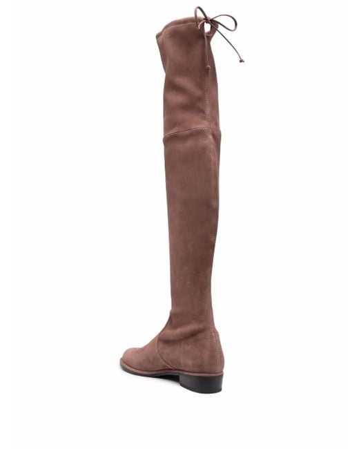 Stuart Weitzman Brown Suede Knee-High Boots