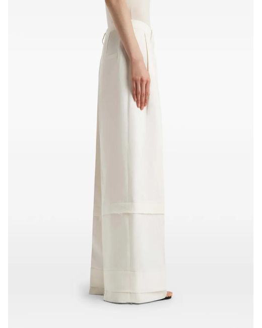 Khaite White Linden Pants