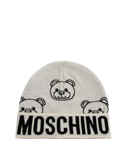 Moschino テディベア ビーニー Gray