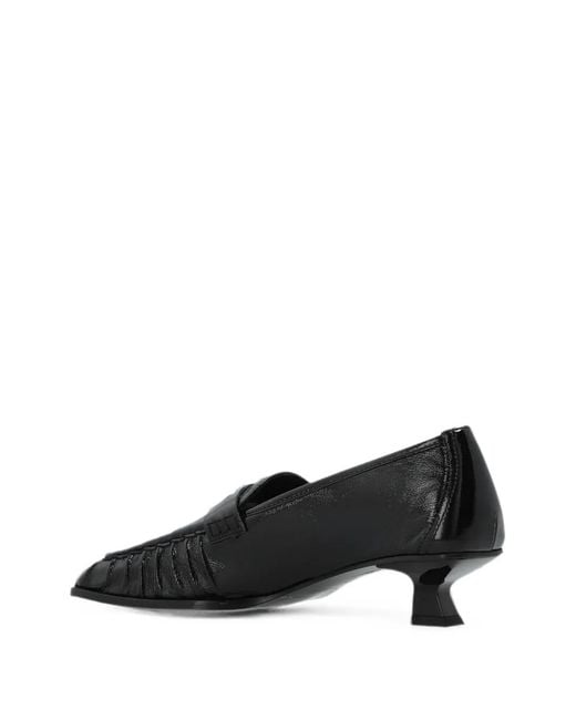 DIESEL Black D-Amber Patent Leather Pumps