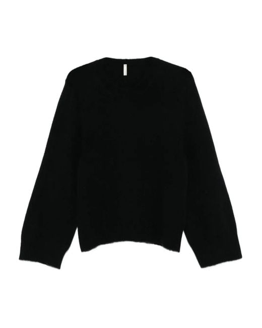 Boboutic バルーンスリーブ カシミアセーター Black