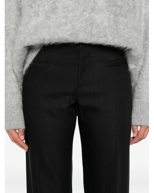 Loulou de Saison Black Welt-Pocket Trousers