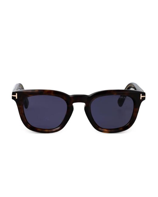 Tom Ford Blue Square-Frame Sunglasses for men
