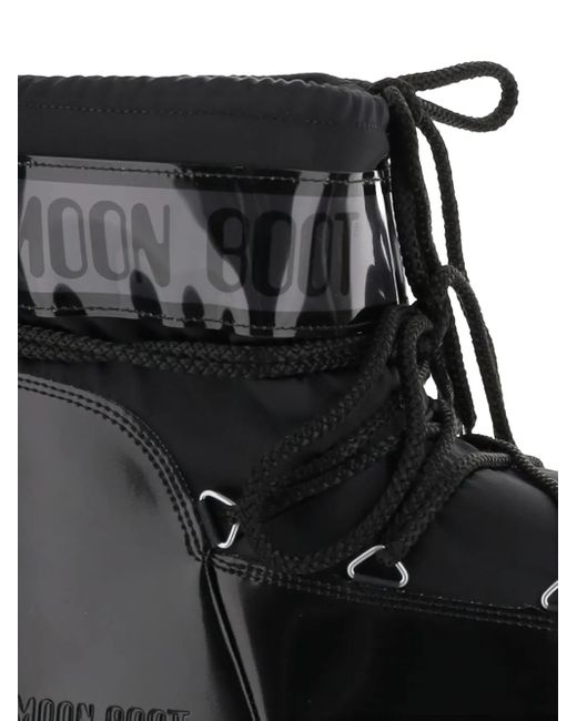 Moon Boot レースアップ ブーツ Black
