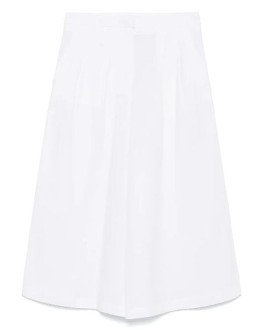 ..,merci スラブ パンツ White