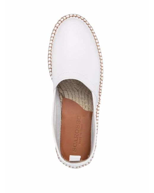 Scarosso White Braided Espadrilles
