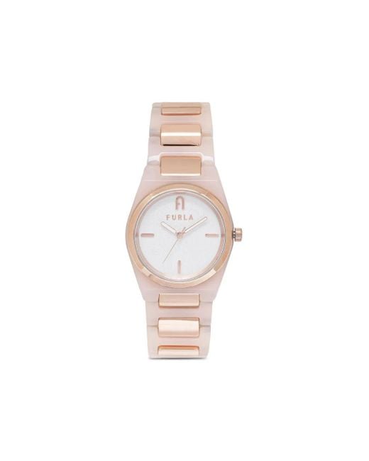 Furla White Stainless Steel 36Mm