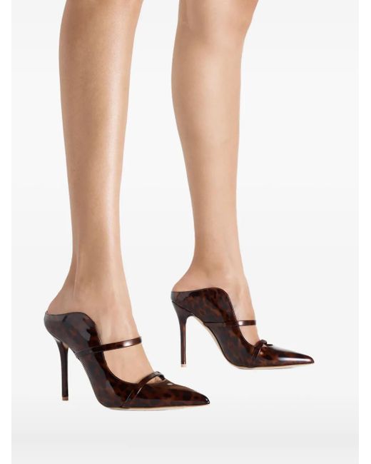 Mules Maureen 100Mm di Malone Souliers in Brown