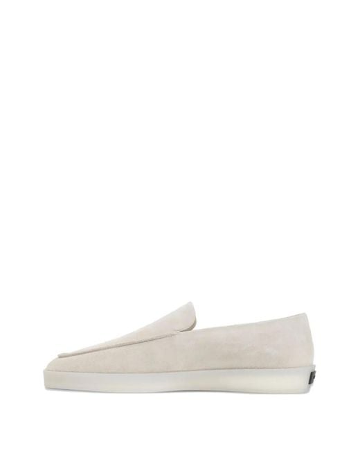 Fear Of God White Suede Loafers for men