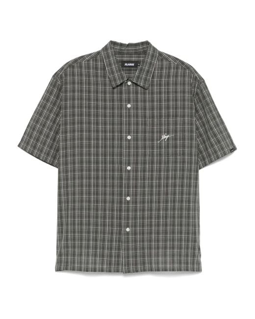 メンズ Xlarge チェック シャツ Gray