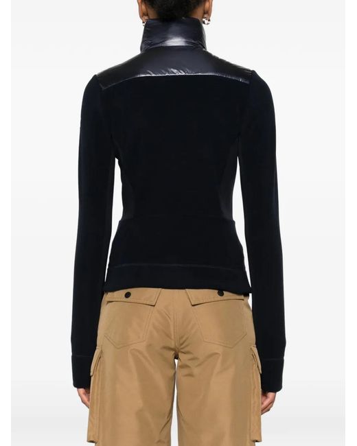 Moncler Black Padded Zip-Up Jacket