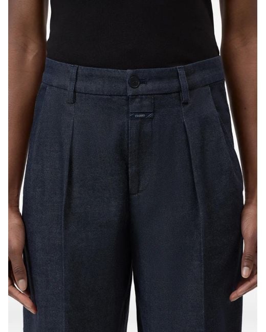 Closed Blue Ruthy Pleated Jeans