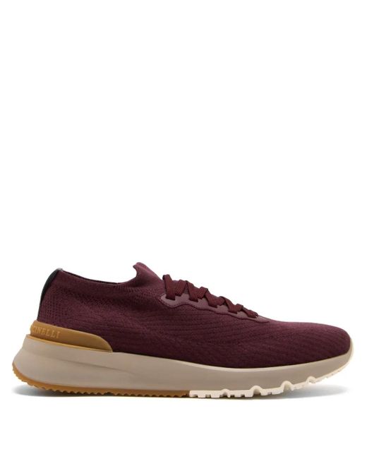 Zapatillas con cordones Brunello Cucinelli de hombre de color Brown