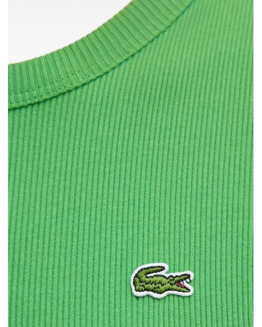 Lacoste Green Logo-Patch T-Shirt