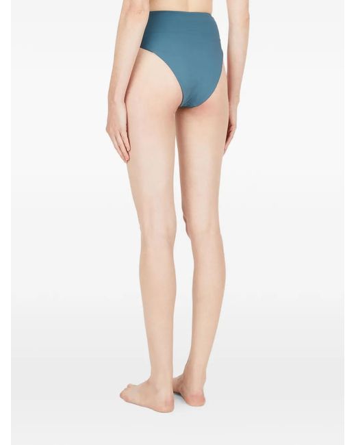 St. Agni Blue Ziah High-Cut Bikini Bottom