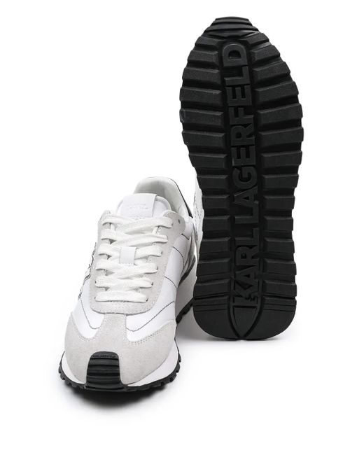 Karl Lagerfeld White Kairo Sneakers