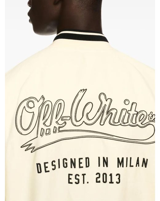 Off-White c/o Virgil Abloh Souvenir Jacket in Natural for Men