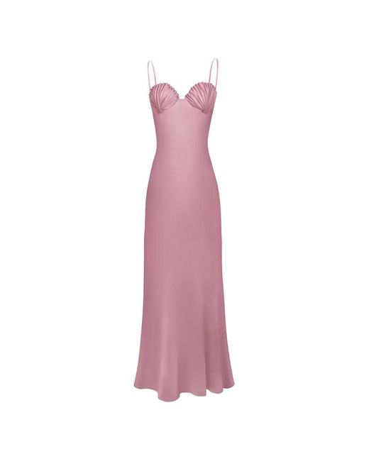 Stolen Stores Pink Robe-Nuisette Longue Shell