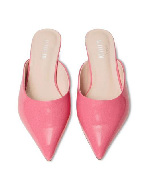 Twinset Pink Pointed-Toe Mules