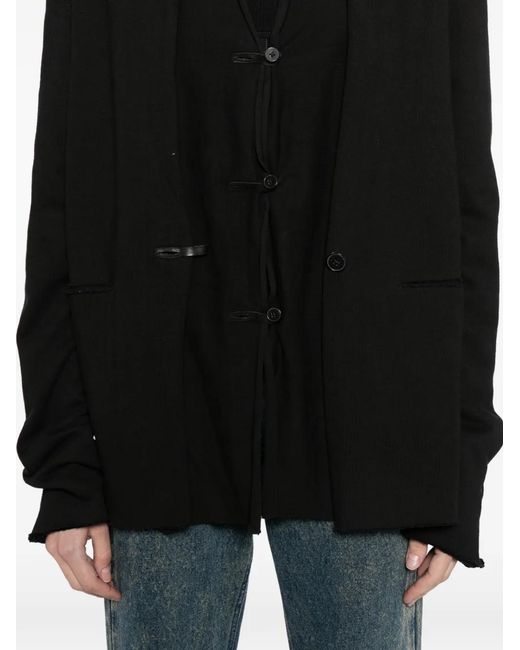 Ma+ Black Double-Layered Jacket