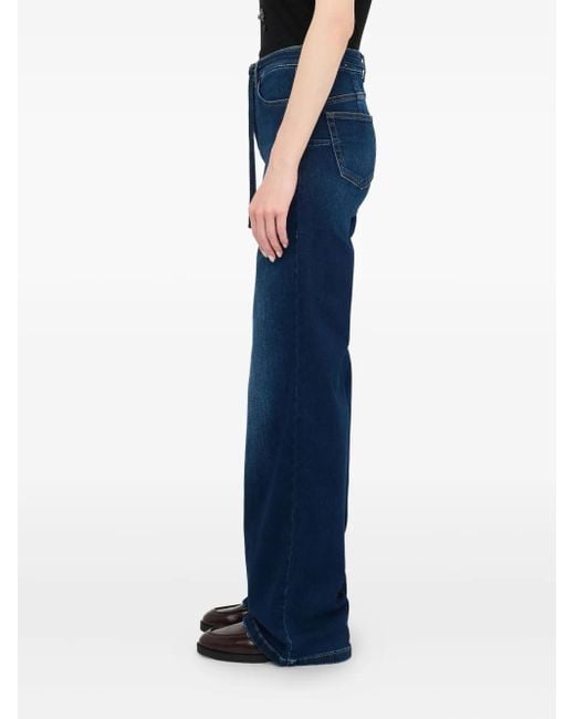 Liu Jo Blue Jeans mit Logo-Schnalle