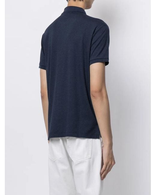 Polo Ralph Lauren Blue Polo Pony Logo Polo Shirt for men