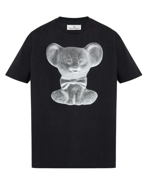 Vivienne Westwood Black Mouse T-Shirt for men